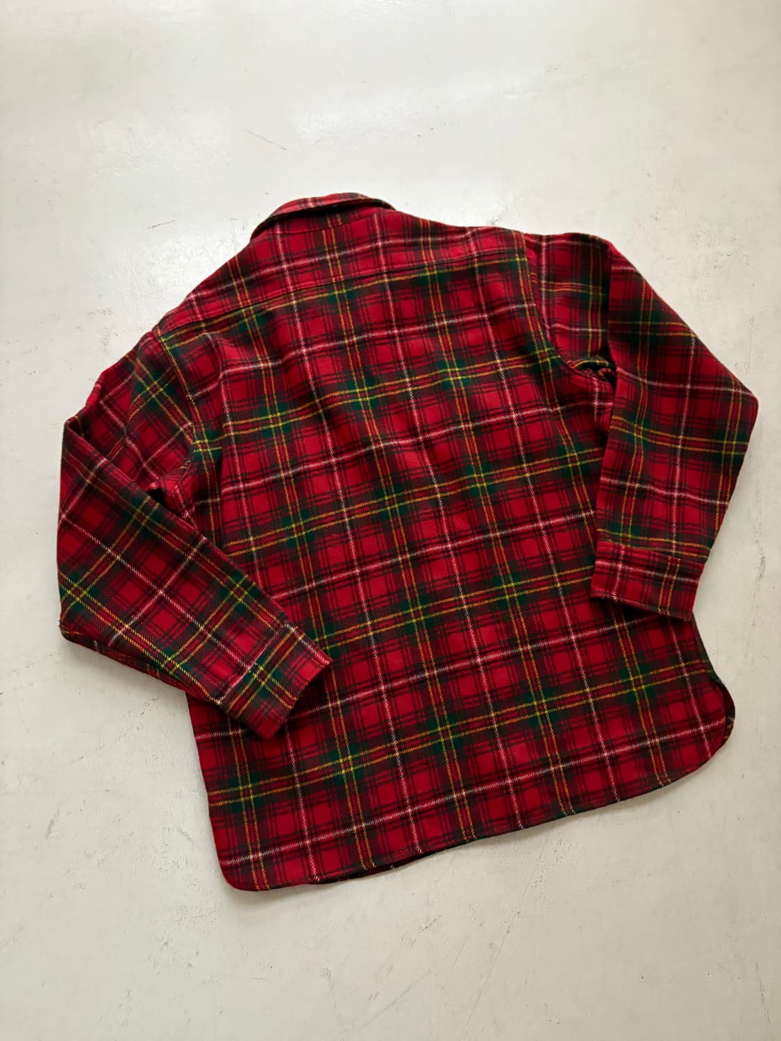 80-90's Old Woolrich wool Work Shirt. 상품이미지9