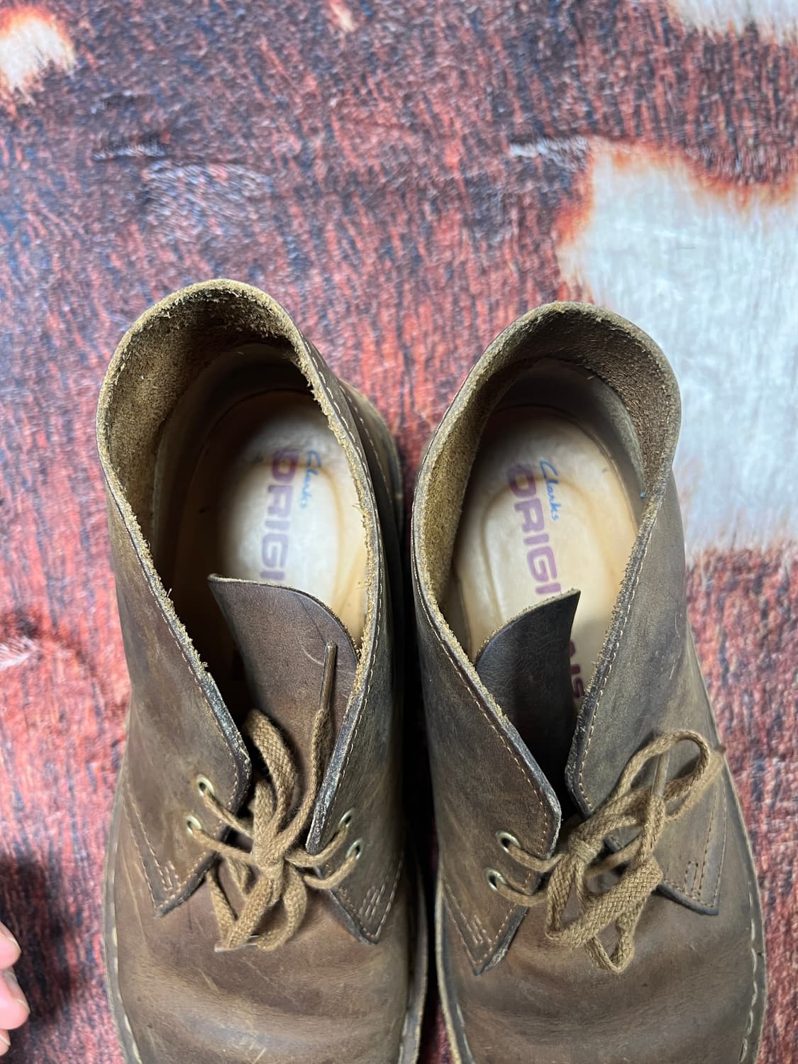 [260] CLARKS 클락스 레더 빈티지 처카부츠 브라운 상품이미지7