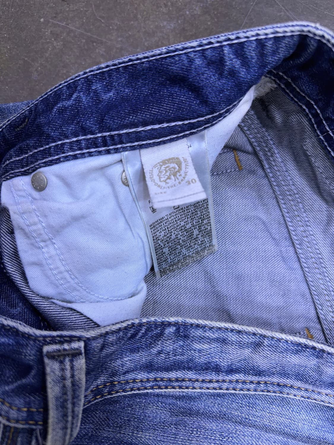 디젤 빈티지 워싱 슬림 스키니핏 청바지 데님팬츠 30 상품이미지10