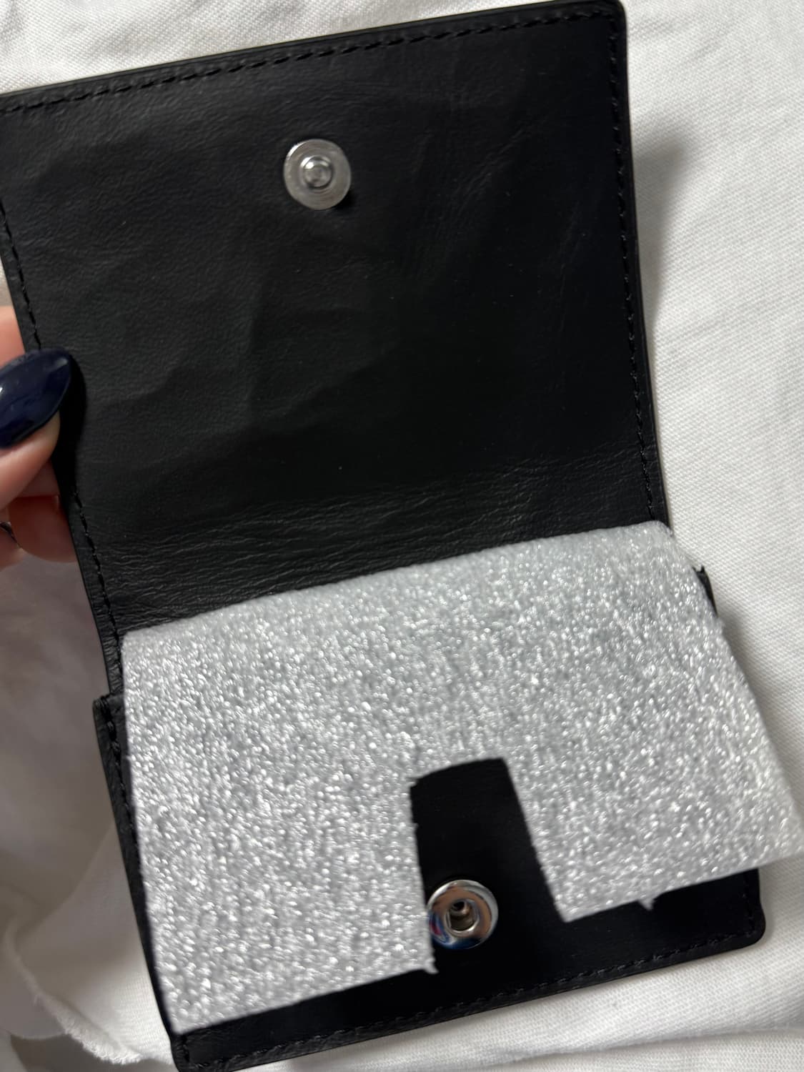 Y-3 크링클 레더 월렛 지갑 블랙 상품이미지4