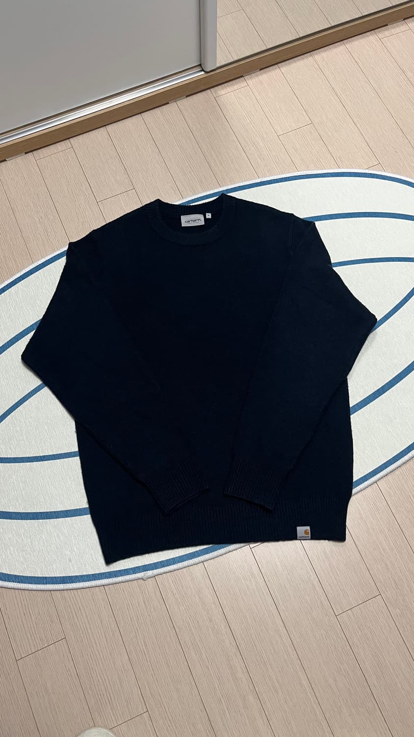 칼하트 WIP WAVY STATE SWEATER 딥 네이비 상품이미지2