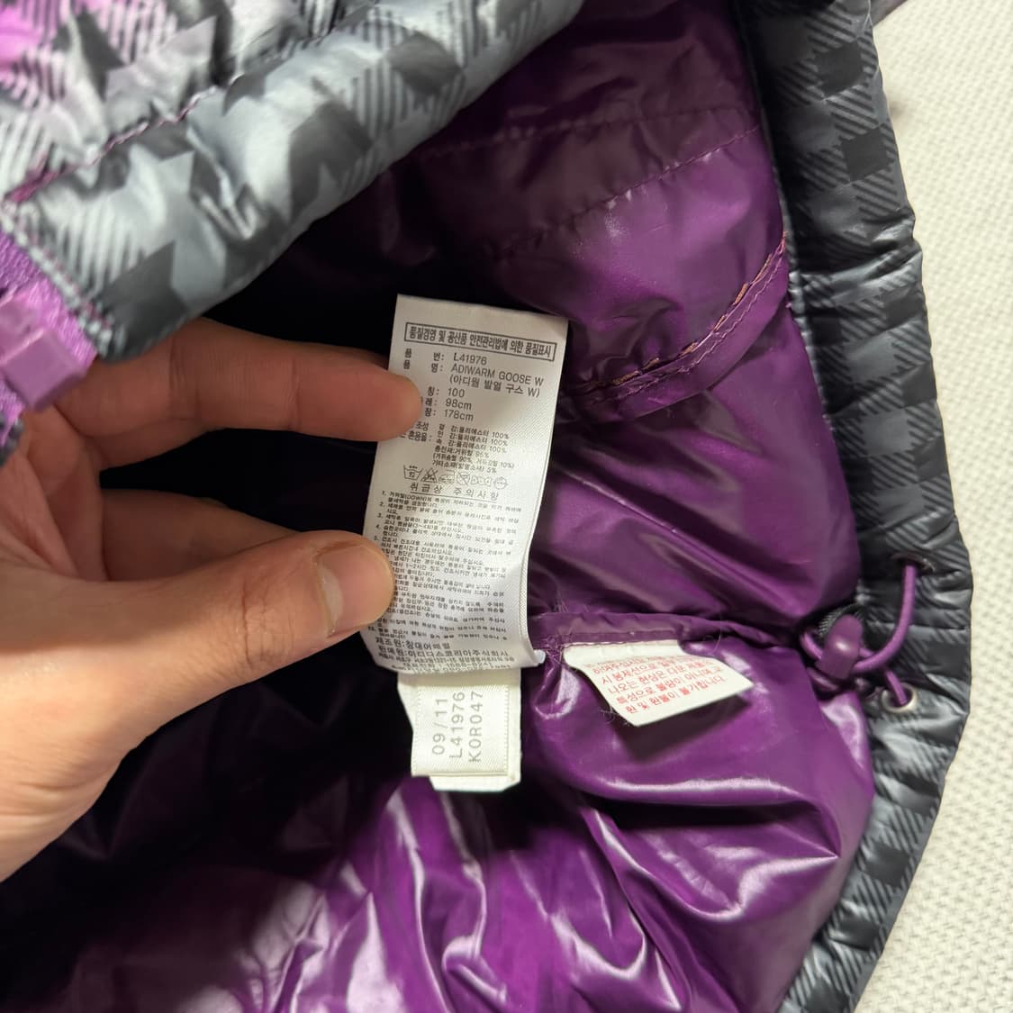 아디다스 아디웜 발열 구스패딩 상품이미지4