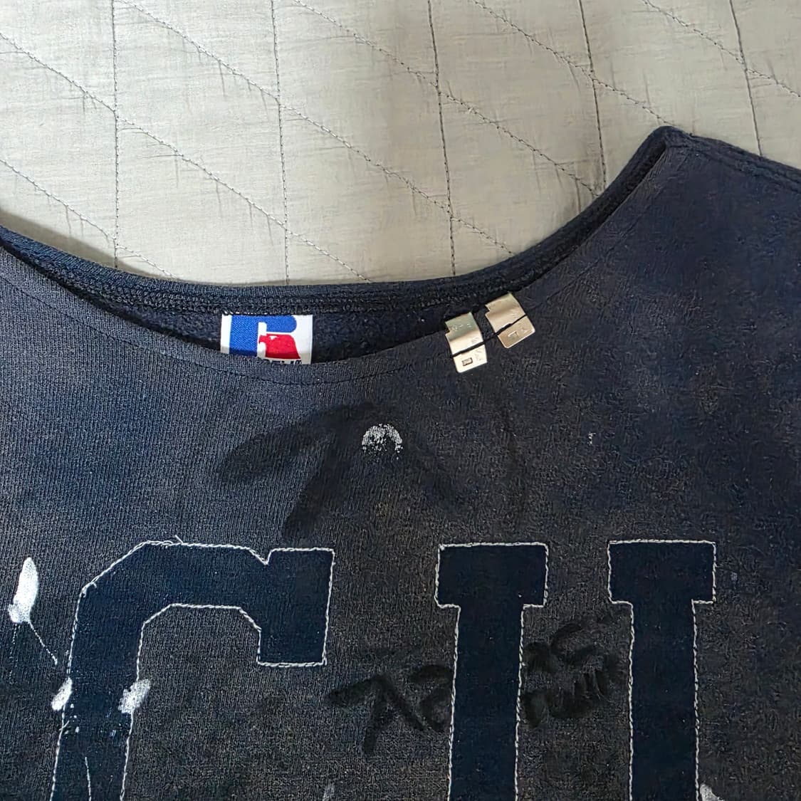 [XXL] 90s REFOMED 러셀 애슬레틱 스웻 네이비 트래쉬드 상품이미지8