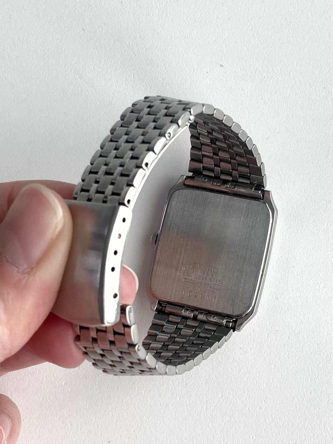 Seiko 세이코 쿼츠 스퀘어 상품이미지4