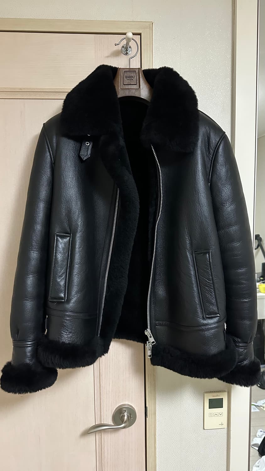 론트 리얼레더 무스탕 l사이즈 2가지색 상품이미지1