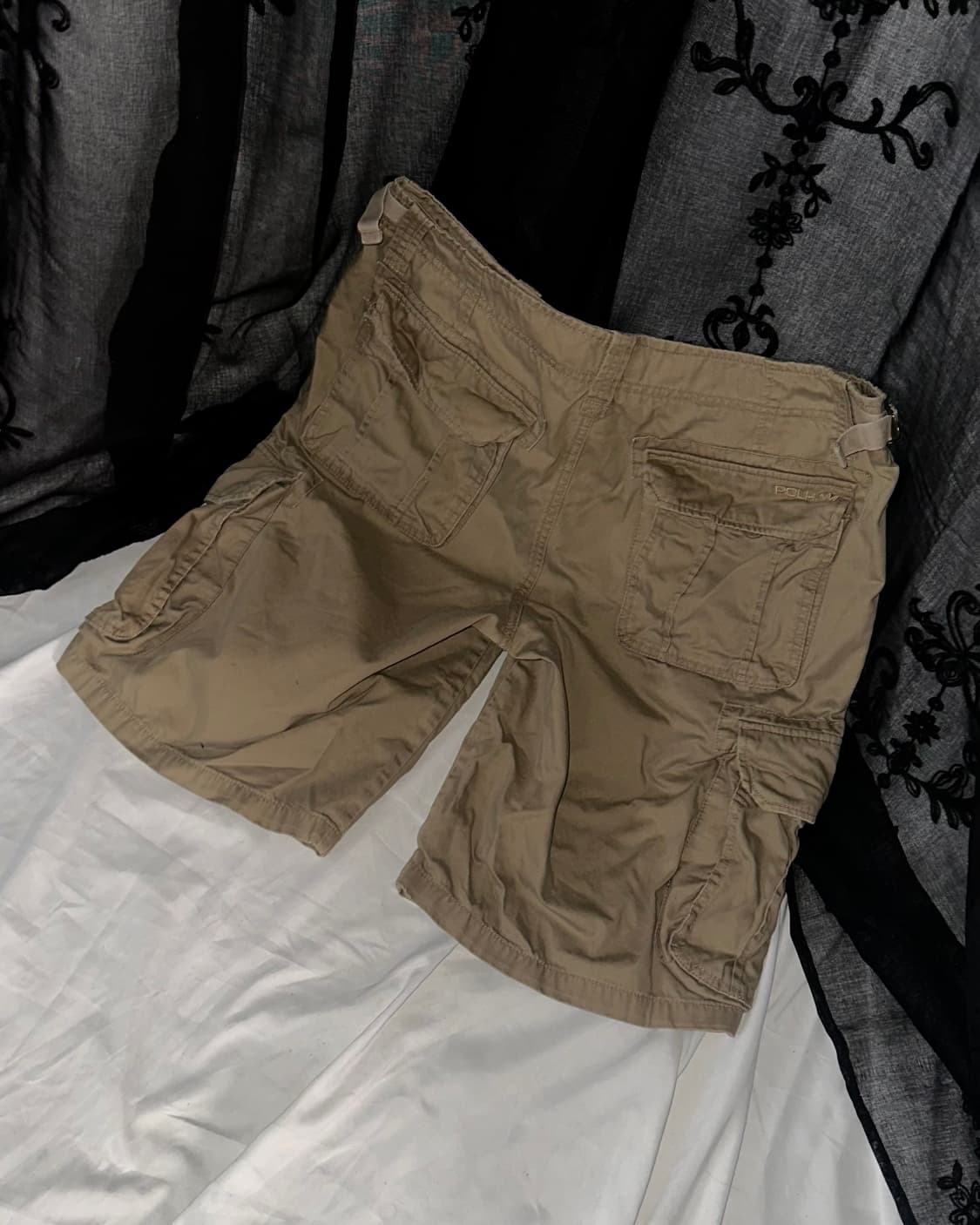 Brown cargo shorts 상품이미지2