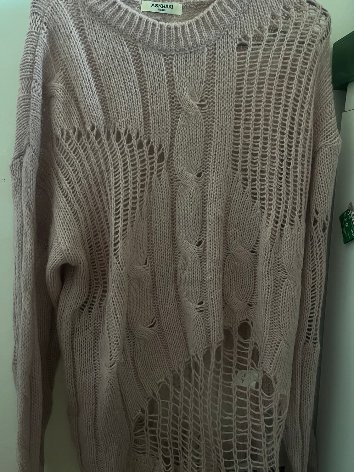 페어리 그런지 꽈배기 니트 상품이미지1