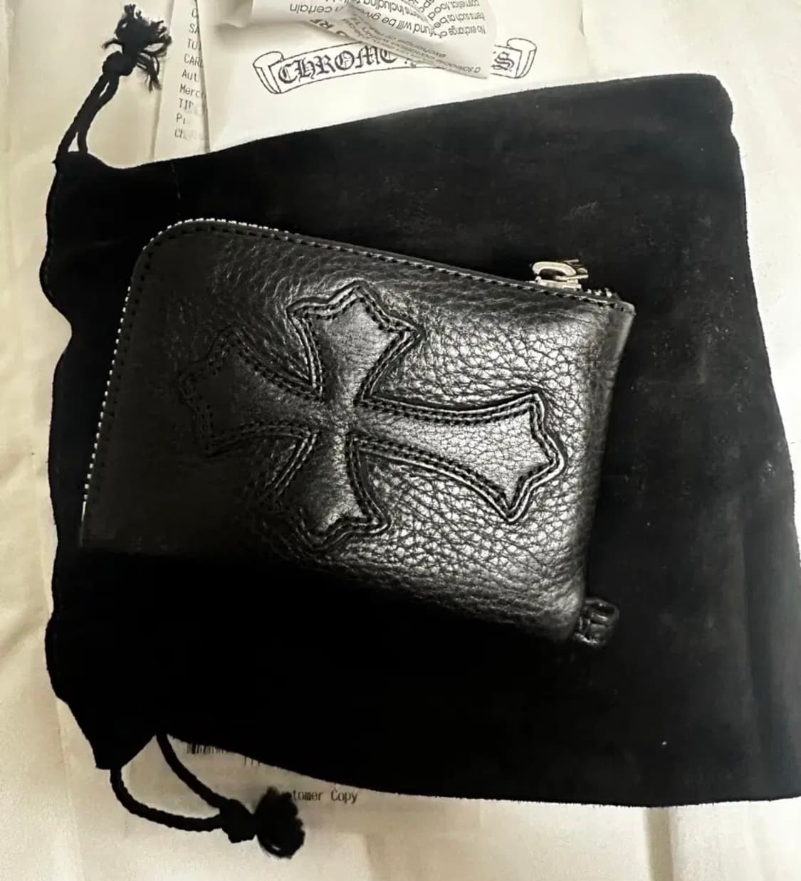 크롬하츠 타이니 가죽 패치 지갑 상품이미지1