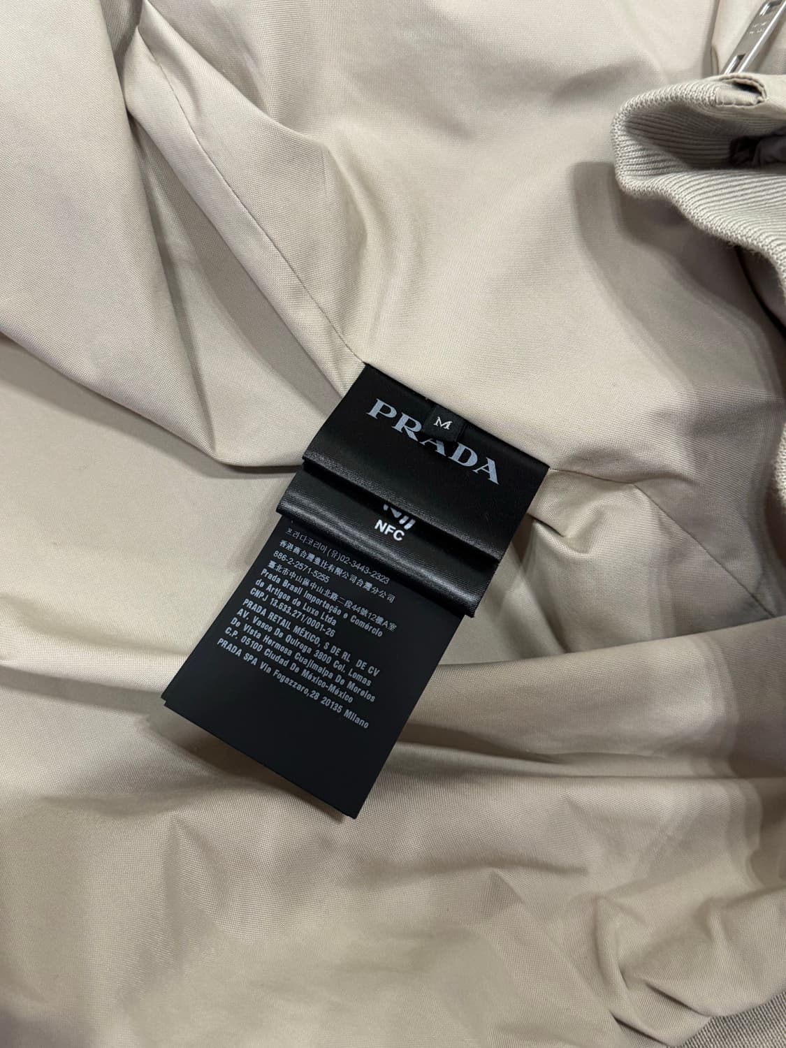 프라다 파나마 블루종 자켓 M 상품이미지3