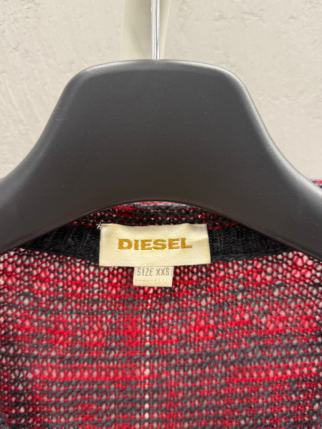 DIESEL 디젤 니트 베스트 래드 그레이 XXS 상품이미지4