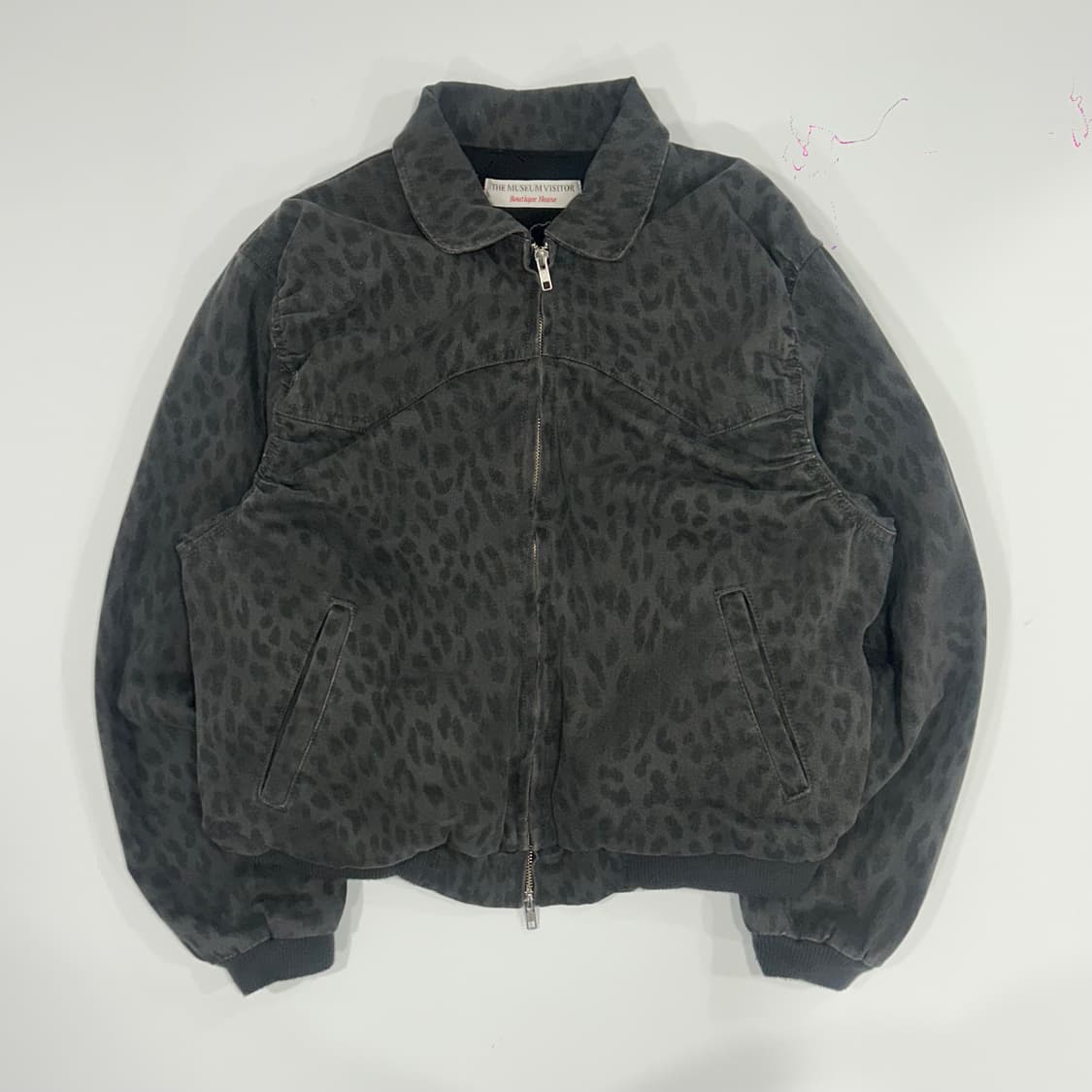 The museum visitor 더뮤지엄비지터 차콜 호피 2-way 상품이미지3