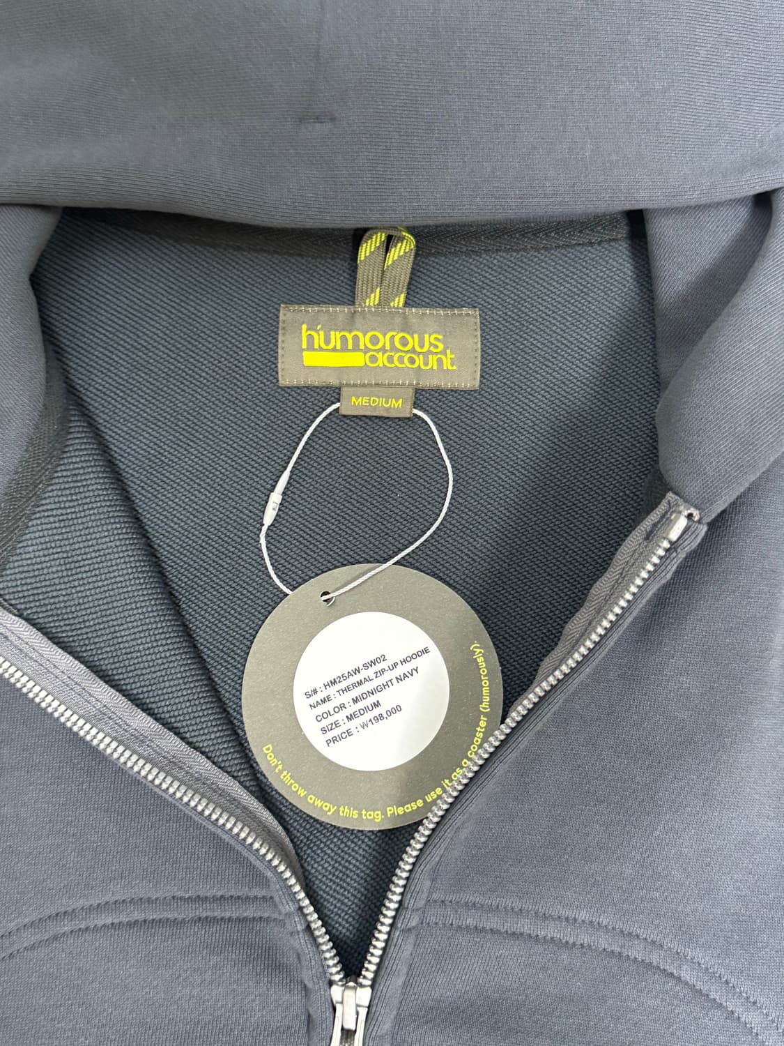 humorous account(휴머러스 어카운트) 후드집업 상품이미지3