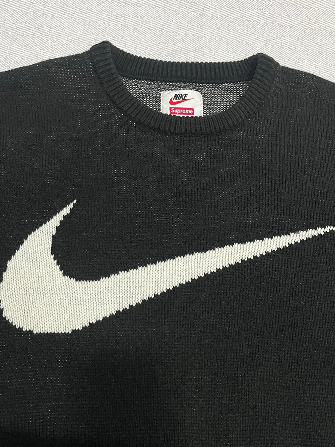슈프림 나이키 스우시 스웨터 니트 남성 L 상품이미지10