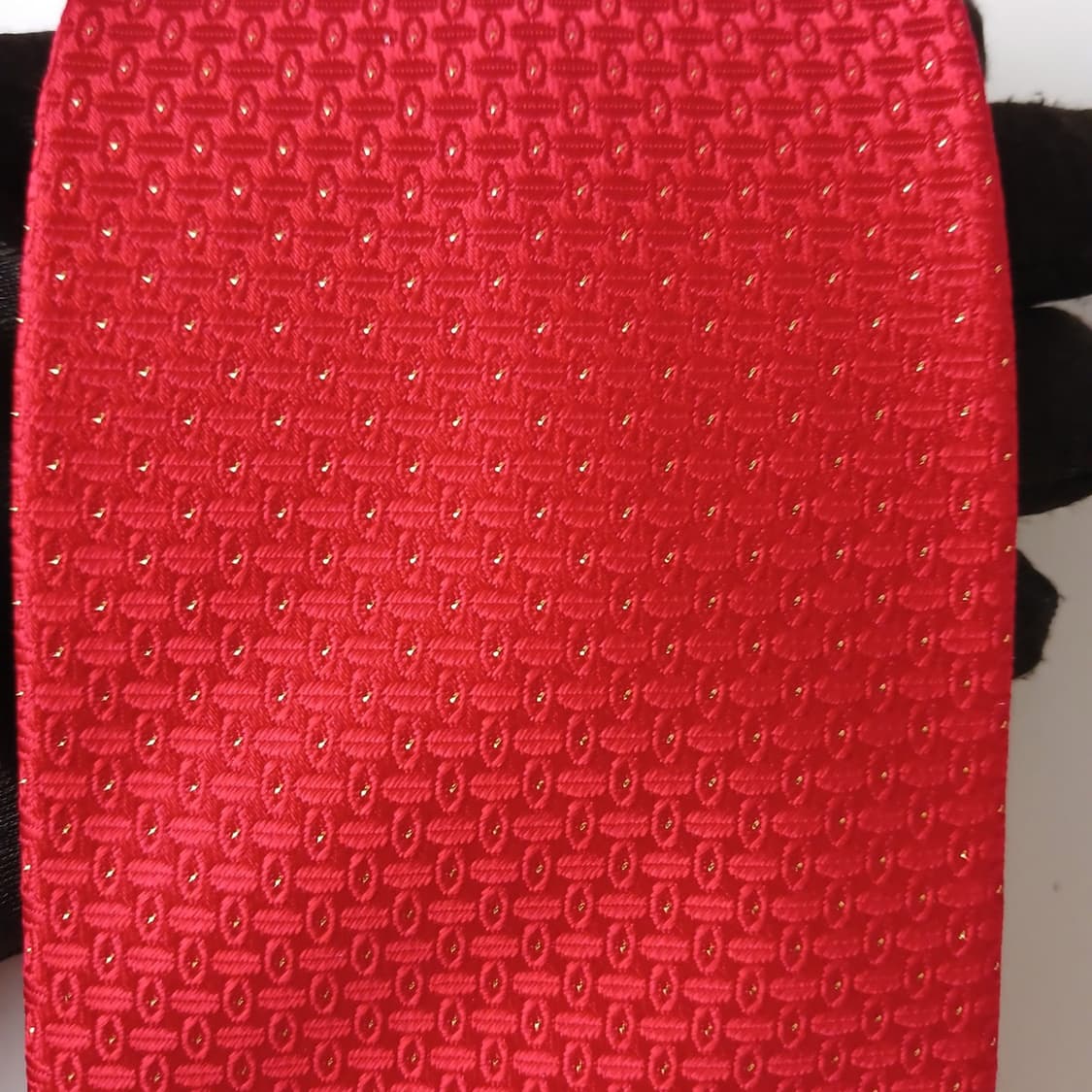 밀라숀 실크 레드 텍스처 넥타이 8.2cm A+등급 A19357
 상품이미지8