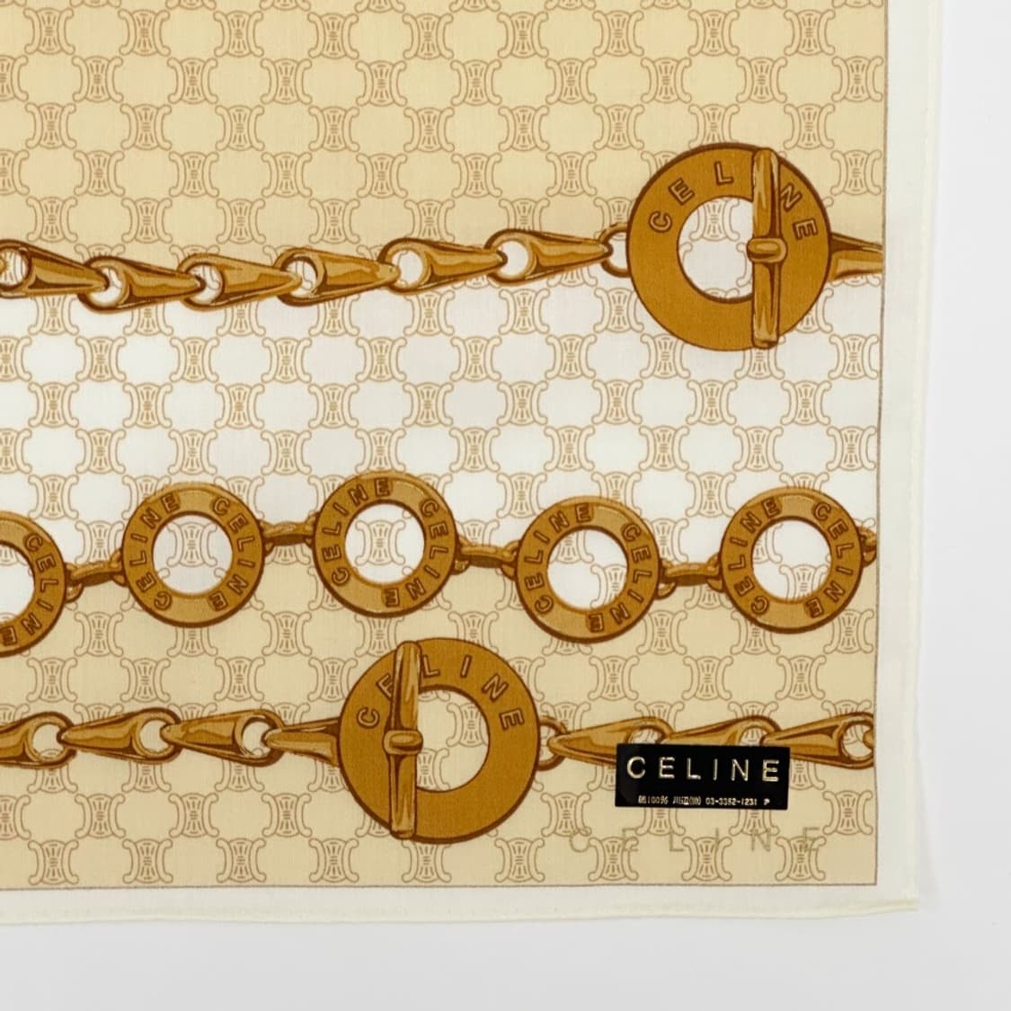 (새상품) celine / 셀린느 쁘띠스카프 손수건 상품이미지4