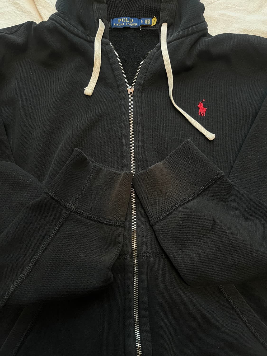 폴로 랄프 로렌 레드 포니 써멀 후드집업 상품이미지6