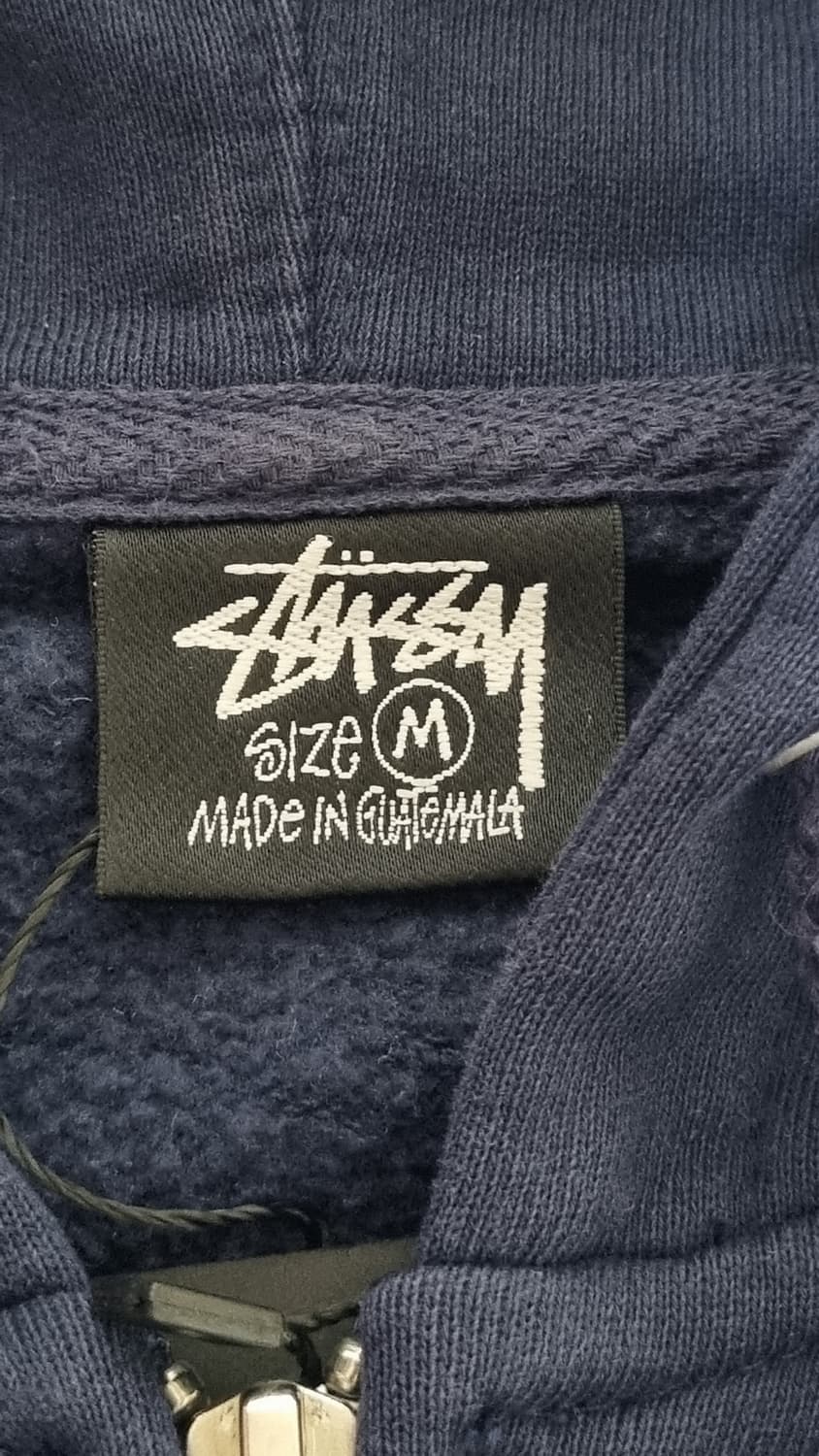 스투시 월드투어 후드집업 네이비 2021 상품이미지5