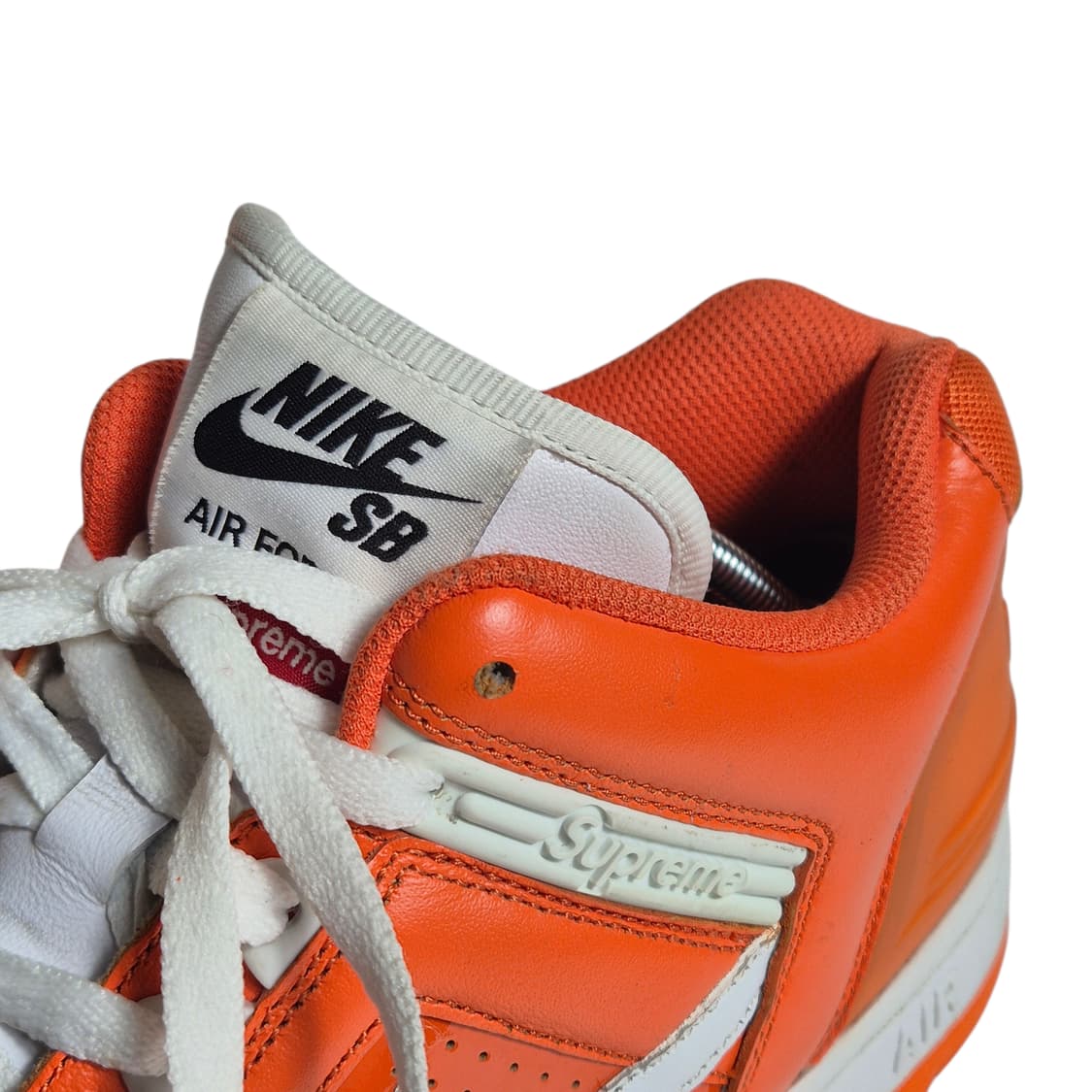 275) Nike 나이키 X 슈프림 SB 에어포스2 로우 오렌지 상품이미지5