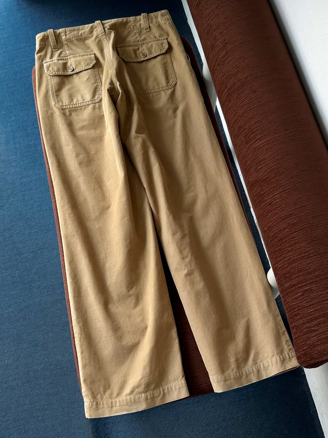 Narrow cord design fatigue pants 상품이미지9