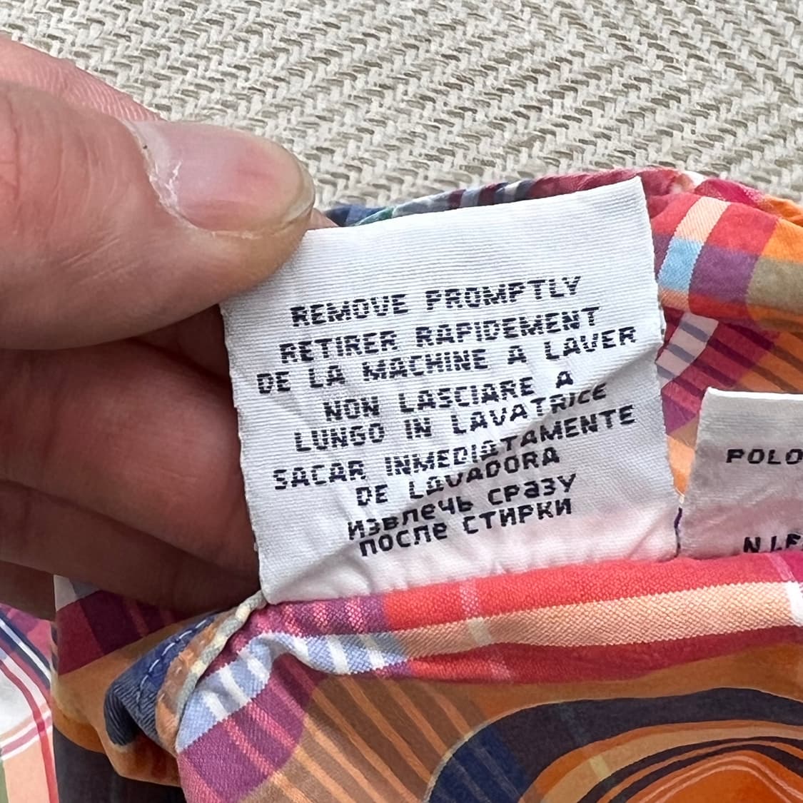 폴로랄프로렌 체크 하프 셔츠 r3454 상품이미지8