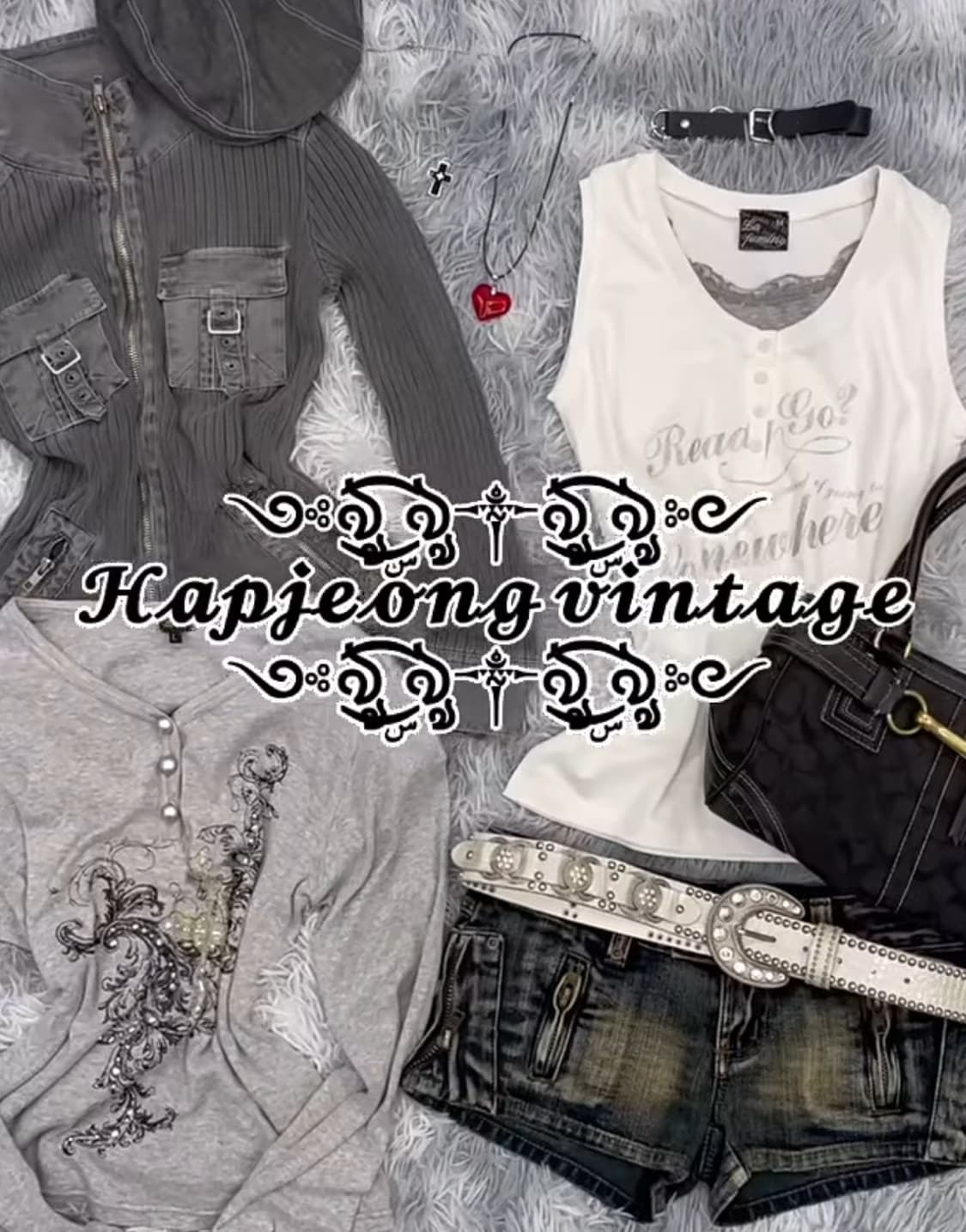 빈티지 합정 y2k 펑크 아우터 핫팬츠 반바지 상품이미지1