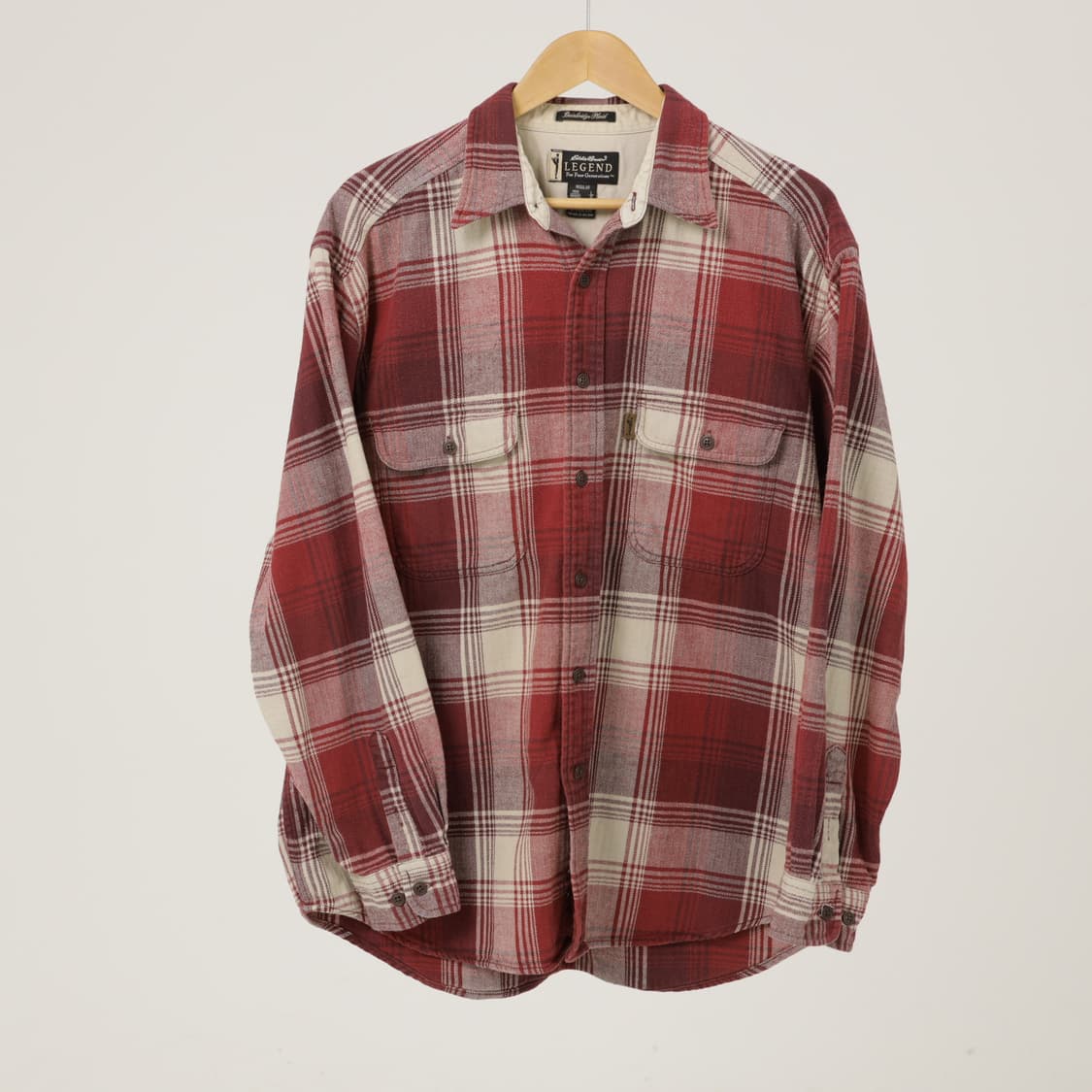 90s 에디바우어 레전드 코튼 플란넬 셔츠 상품이미지2
