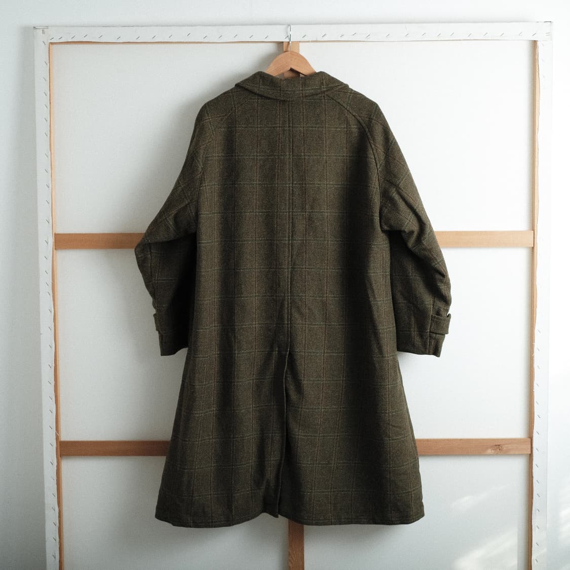 A.presse 아프레쎄 로밧 트위드 발마칸 코트 1(100)사이즈 상품이미지8