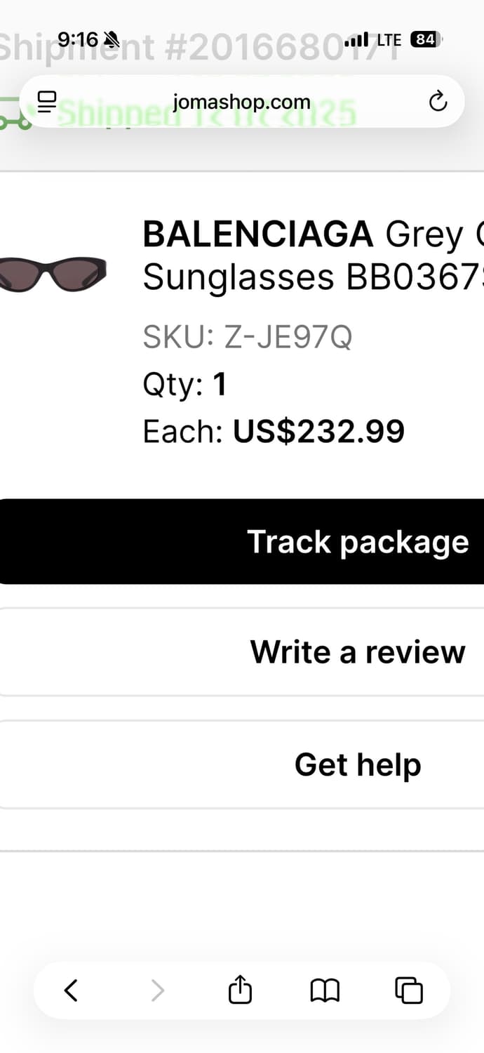 발렌시아가 선글라스 bb0367s 001 상품이미지3