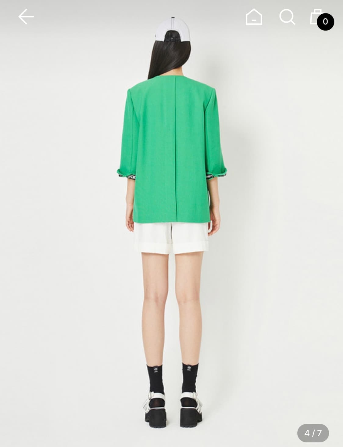 럭키슈에뜨 Linen V-neck Jacket  상품이미지2