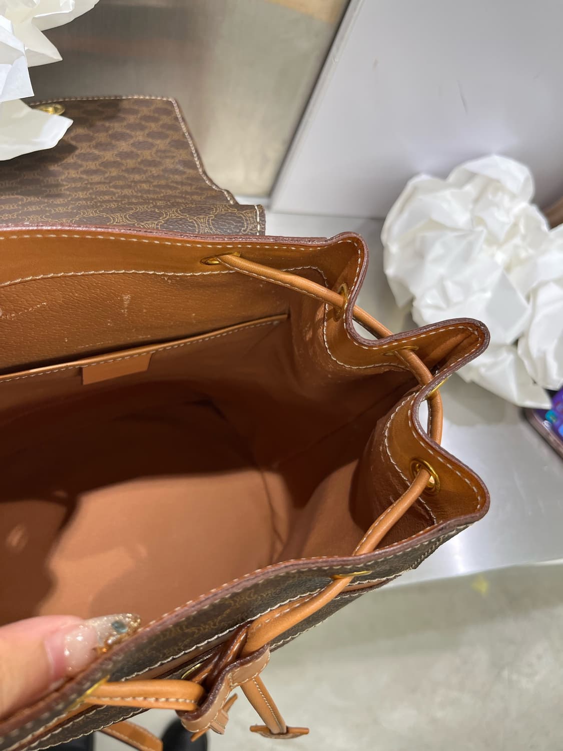 셀린 마카담 빈티지 백팩 상품이미지9