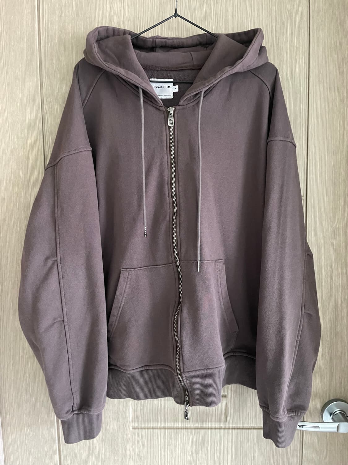 DIMITRI BLACK 초코 브라운 아메카지 하구미 그런지 후디 상품이미지1