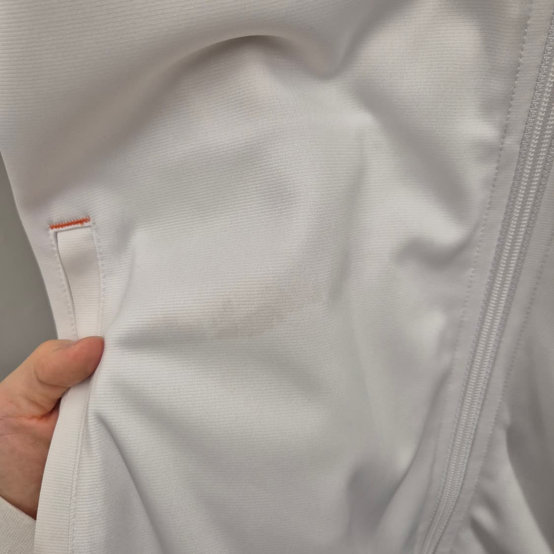 아디다스 오렌지 삼선 화이트 져지 100 상품이미지4