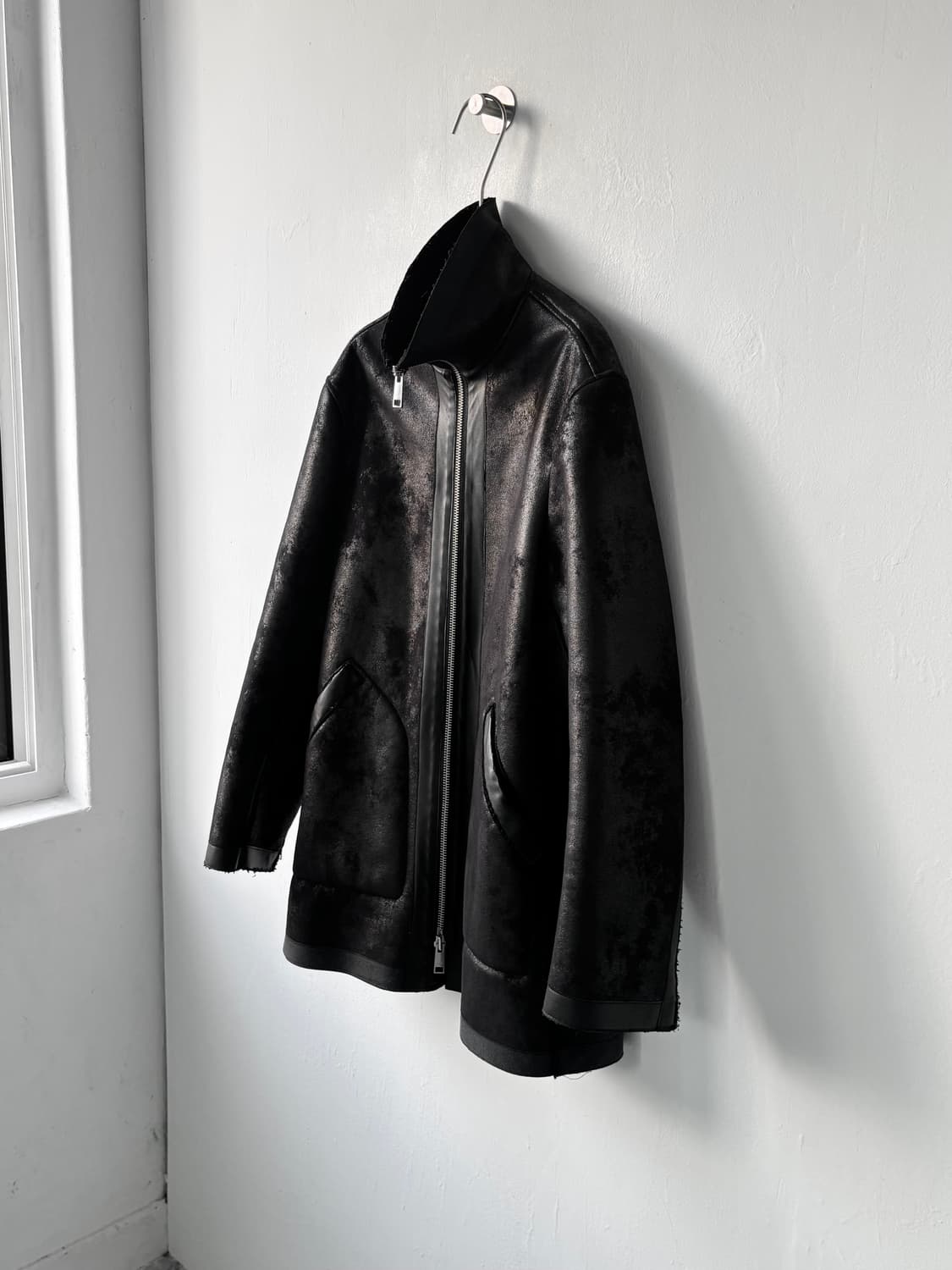 아르마니 익스체인지 하이넥 무스탕 상품이미지5