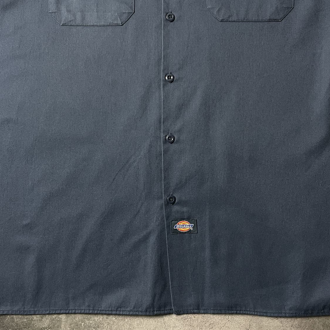 DICKIES 00s 디키즈 네이비 플랩포켓 반팔 워크셔츠 A01138 상품이미지4