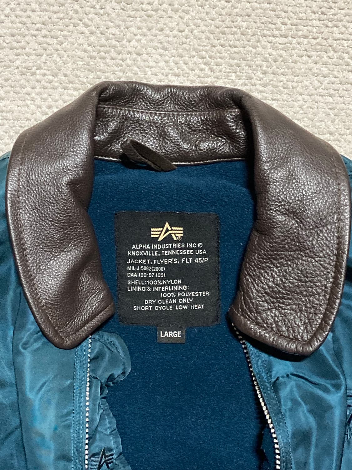 00s Alpha Industries USA 플라이트 자켓 L 상품이미지8