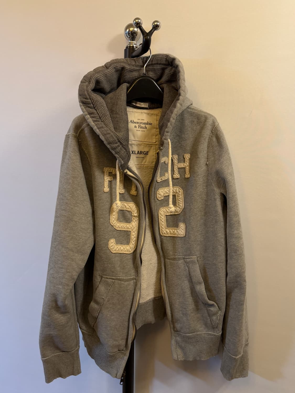 아베크롬비 빅로고 후드집업 상품이미지2