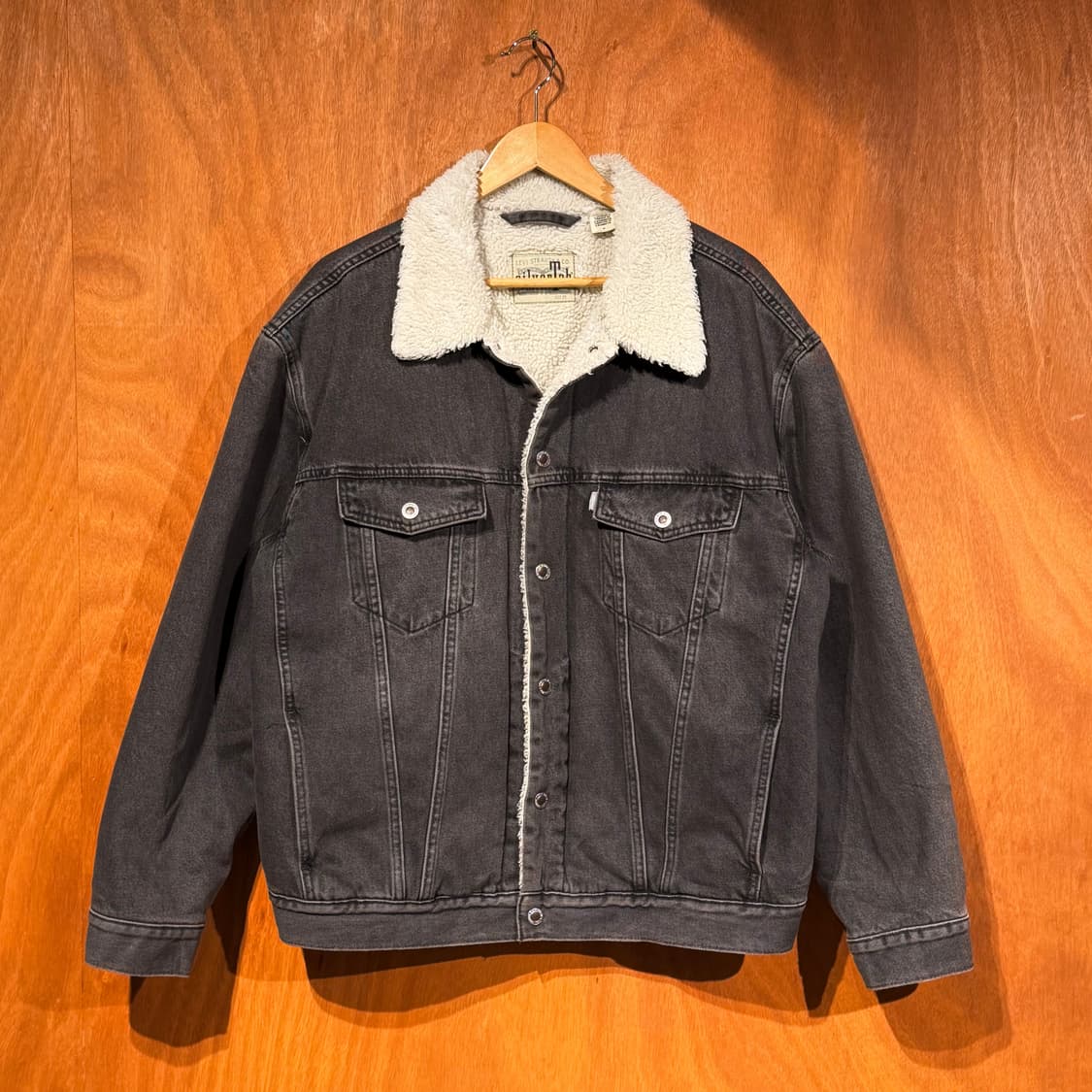 리바이스 실버탭 쉐르파 데님 트러커 자켓 M 105 상품이미지2