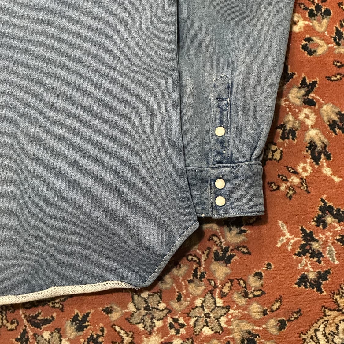 폴로 랄프로렌 잼스톤 웨스턴 데님 셔츠 (XL) 나바호 상품이미지5