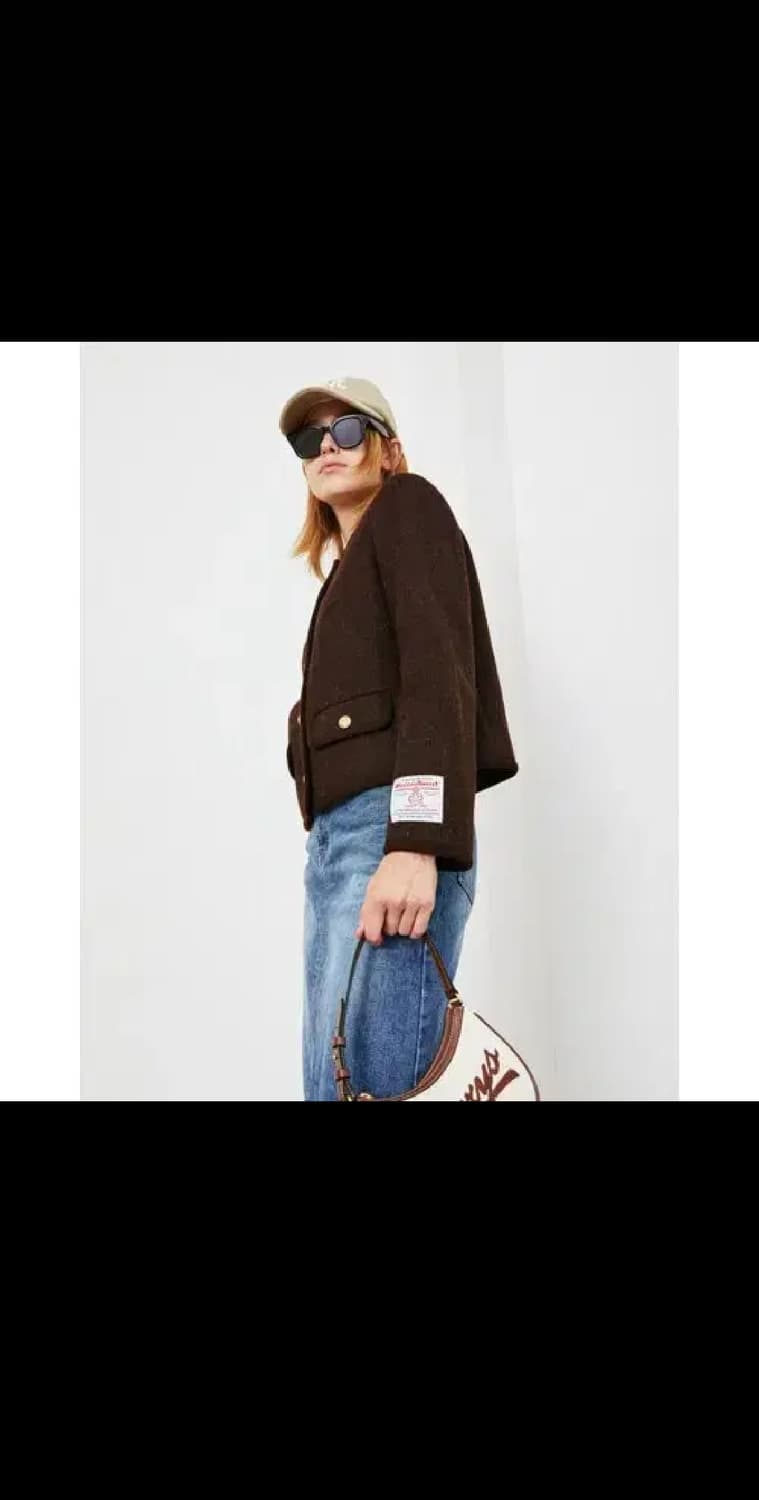 [[M, A급]@ 헤지스(HAZZYS) 울 트위드 자켓 상품이미지1