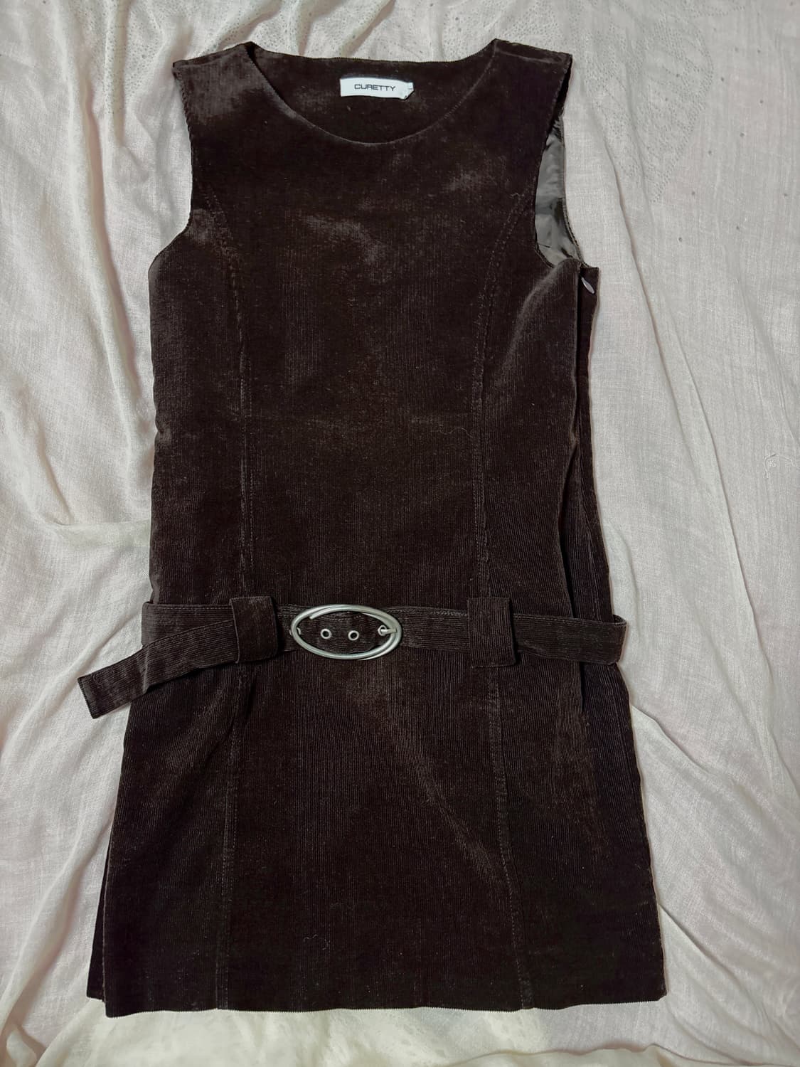 큐리티 벨티드 드레스 상품이미지2