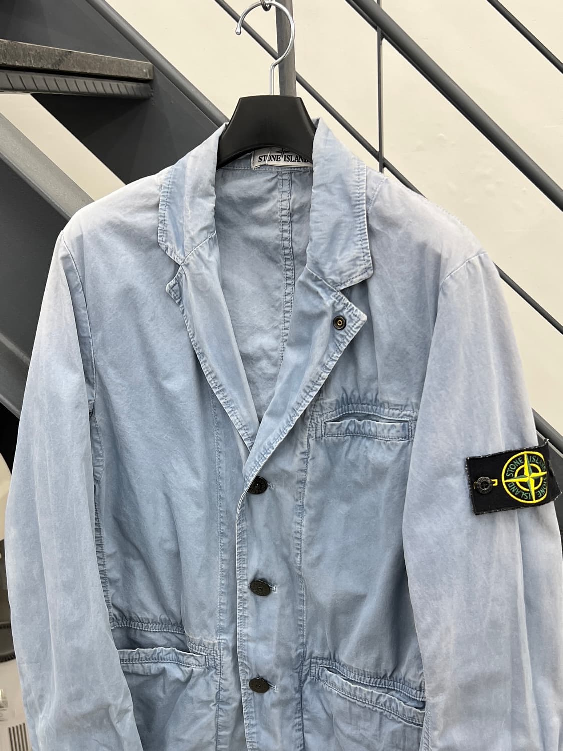 스톤아일랜드 와펜 텔라 블레이저 자켓 상품이미지2