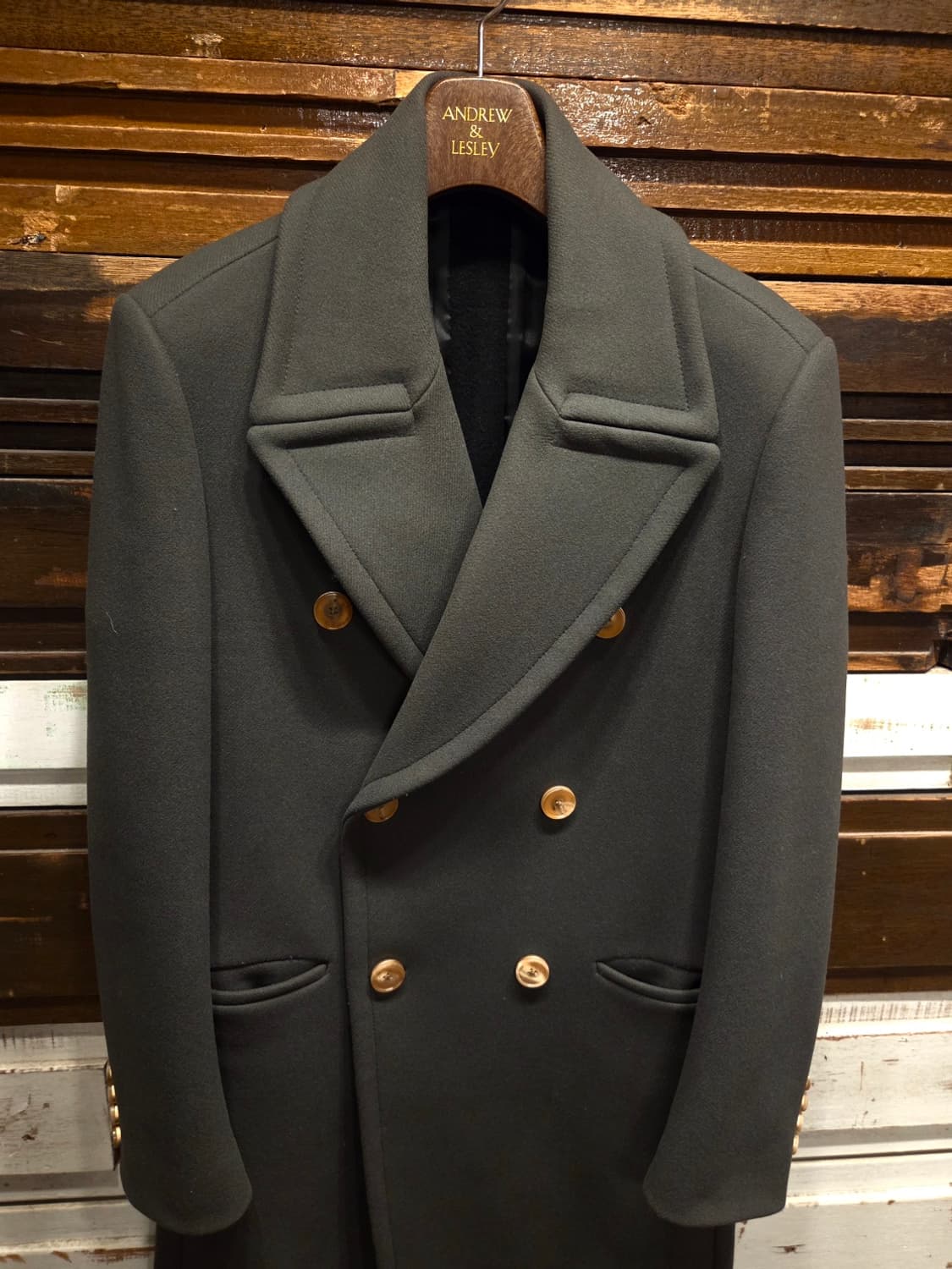 시스템 더블브레스티드코트  상품이미지2