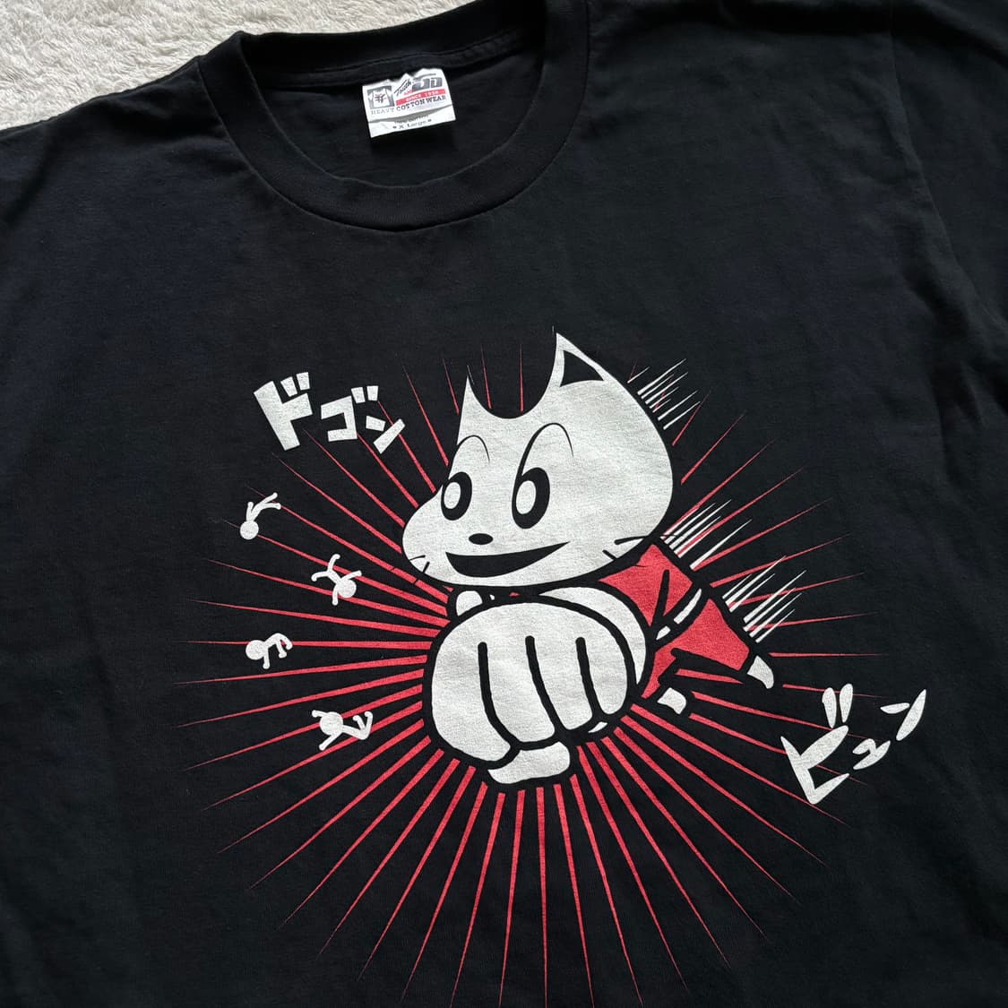 일본빈티지 그래픽 네코 반팔티 상품이미지2