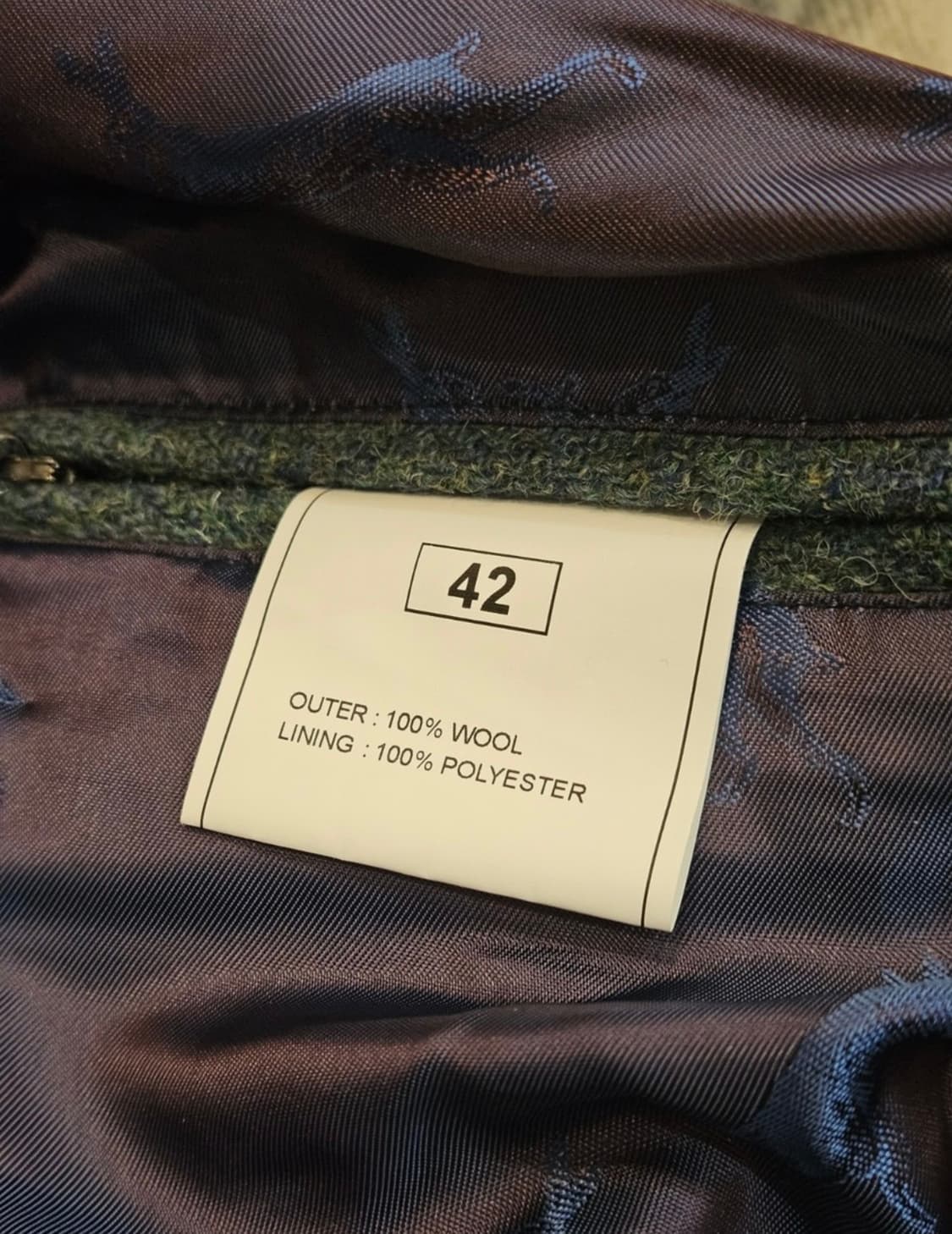 헤리스 트위드 피터 크리스찬 울 자켓 상품이미지7