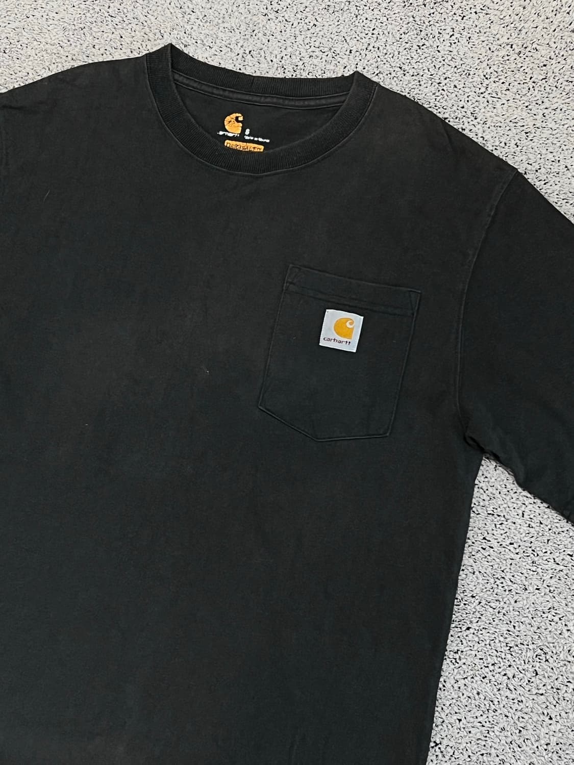 (S) 칼하트 오리지널핏 차콜 반팔 상품이미지2