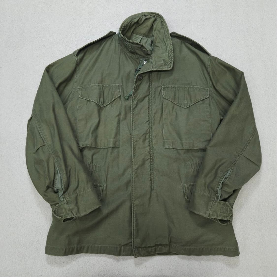 오리지널 미군 m-65 필드 자켓 은색 지퍼 2세대 상품이미지1