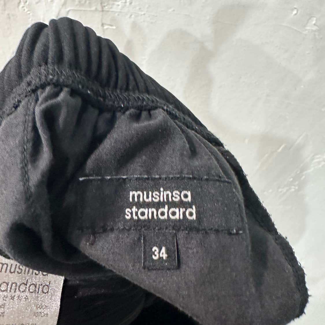 무신사스탠다드 플리츠 팬츠 34 상품이미지3