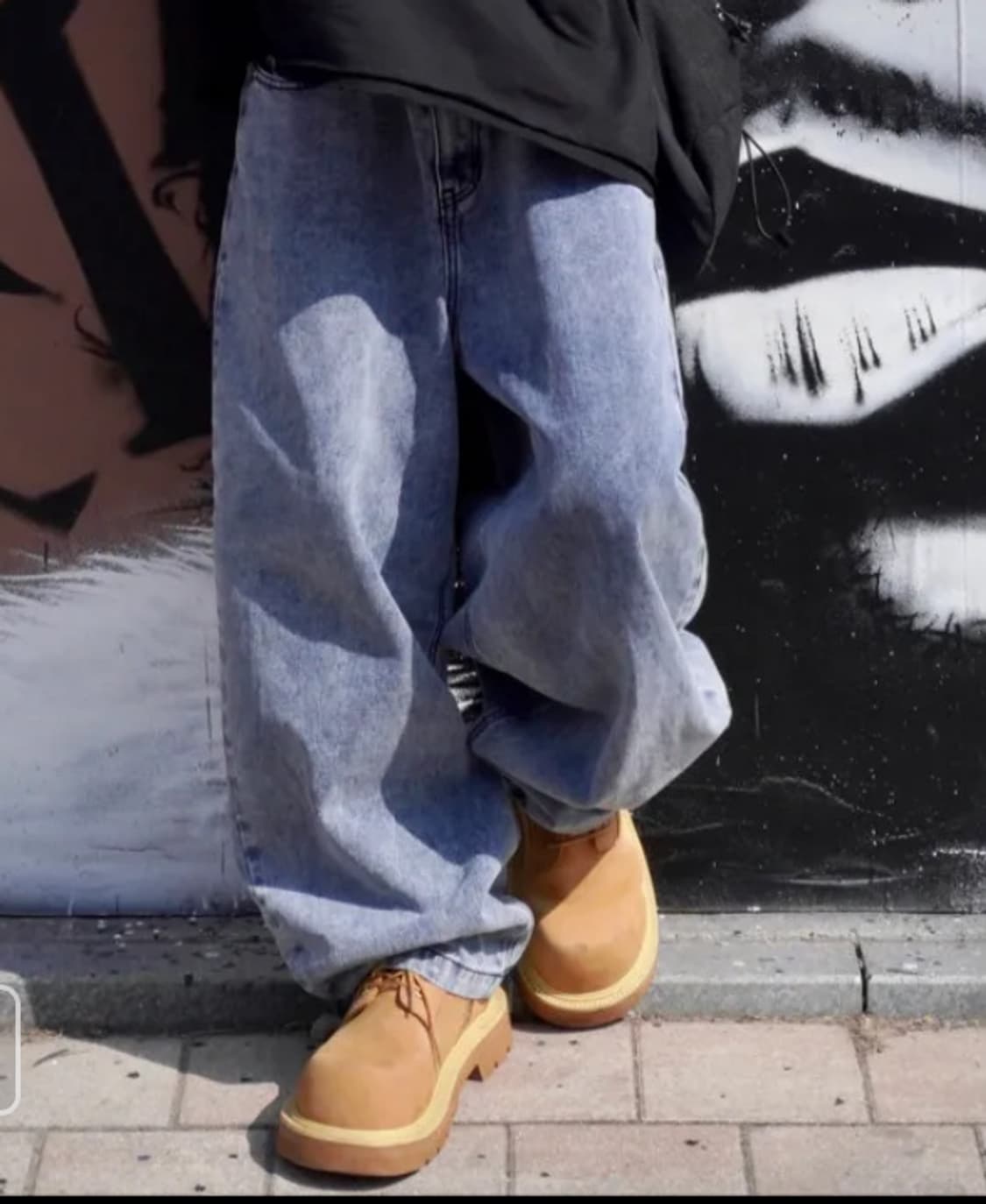 노매뉴얼 RAW VISION DENIM PANTS - WHITE BLUE 상품이미지4
