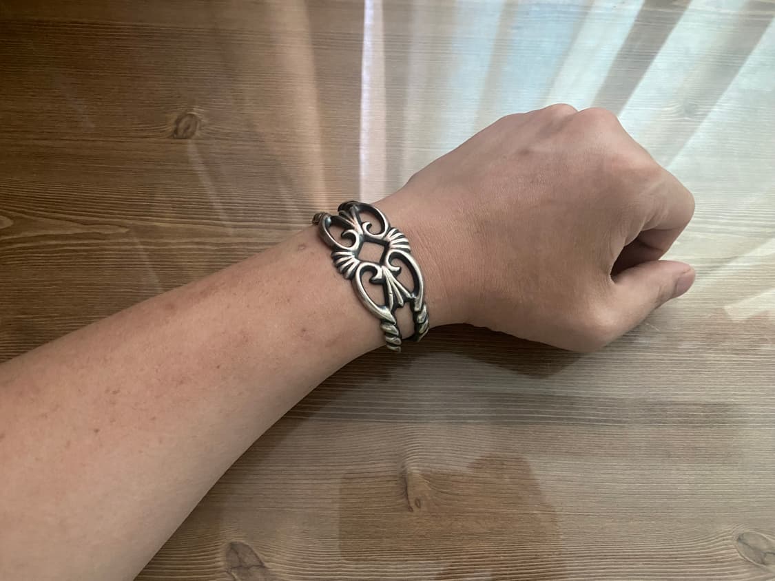 모건 (MORGAN) 인디언주얼리 나바호 팔찌 뱅글 판매합니다. 상품이미지9