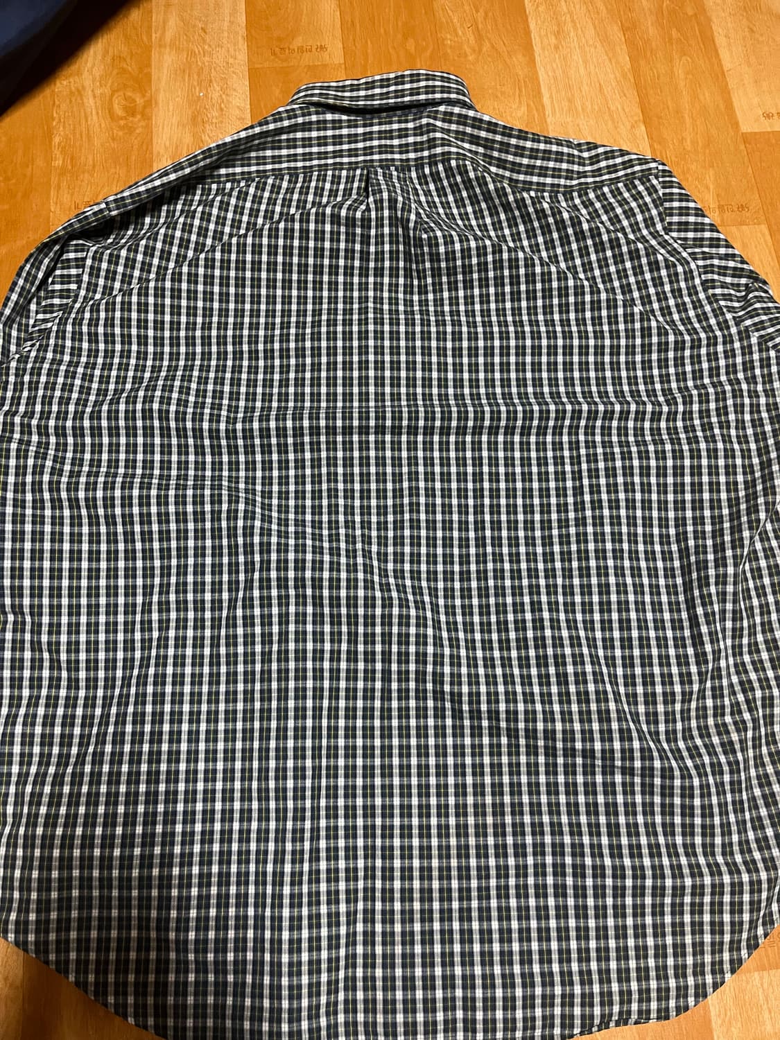 폴로랄프로렌 블레이크 체크셔츠 빅셔츠 느낌의 사이즈감 상품이미지2